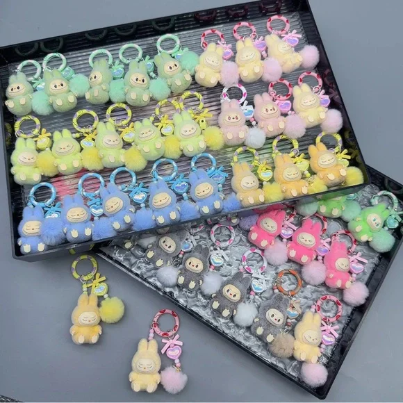 Mini Labubu Keychains - Picture 1 of 4